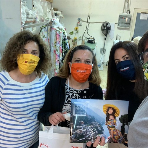 Distribuite migliaia di mascherine agli ospedali / made in Positano