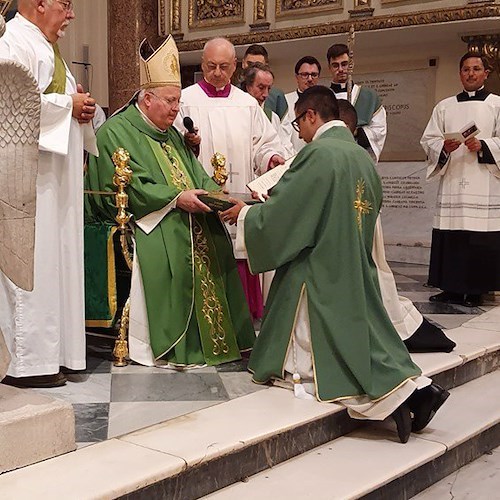 Don Salvatore Lucibello parroco più giovane nella storia di Tramonti, 10 dicembre insediamento a Gete 