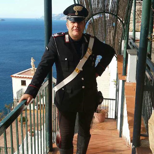 Dopo 20 anni di servizio il maresciallo Colella saluta la Costa d'Amalfi 