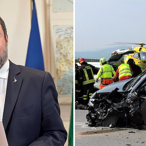 Drammi automobilistici, Salvini: «Via la patente a vita per chi guida drogato o ubriaco»