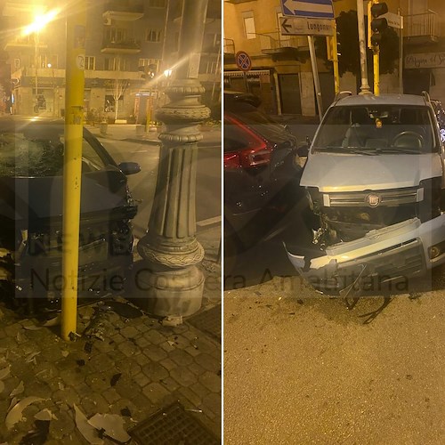 Due incidenti a Salerno durante le prime ore del mattino 