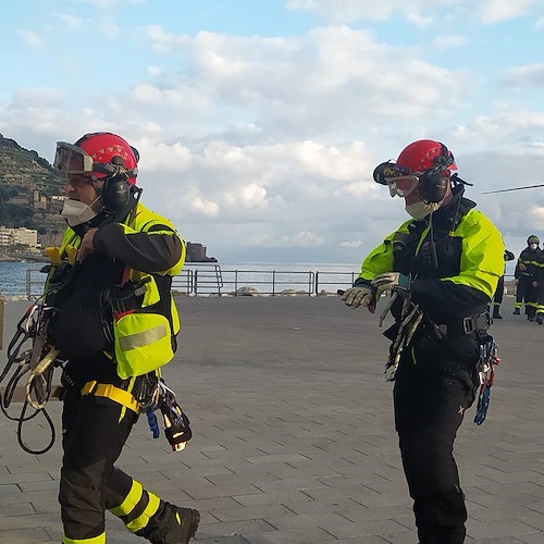 Due uomini dispersi sulle montagne di Maiori, recuperati dai Vigili del Fuoco /foto