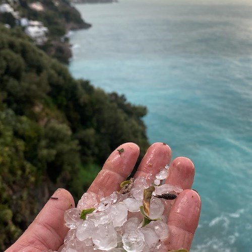 E' arrivata la primavera: pioggia e grandine in costiera