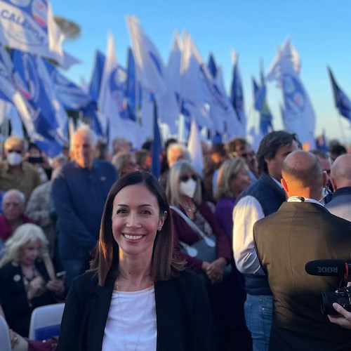 Elezioni, Carfagna eletta in Puglia: «Porterò il Sud in Parlamento»