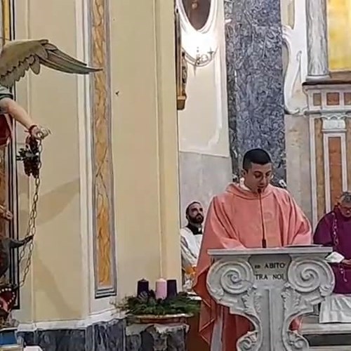 Emozione tra Maiori e Tramonti per don Salvatore Lucibello, nuovo parroco di Gete e Pietre