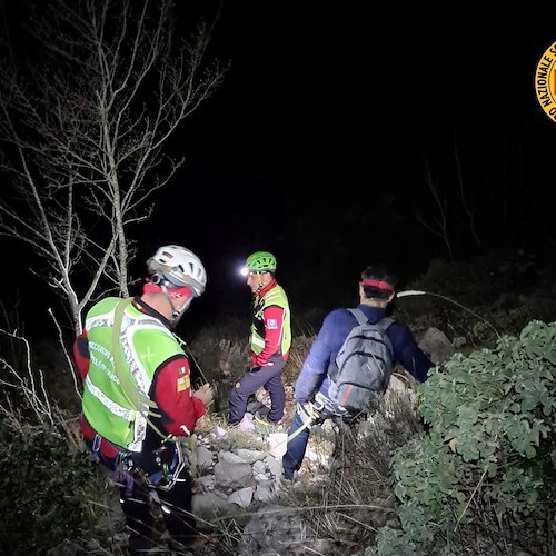 Escursionista perde l'orientamento su Monte Finestra<br />&copy; Soccorso Alpino e Speleologico della Campania
