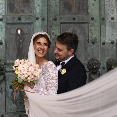 Fiori d'Arancio per Francesca Faratro e Ciro Contaldo nella Cattedrale di Sant'Andrea ad Amalfi