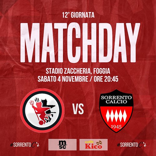 Foggia vs Sorrento <br />&copy; Sorrento Calcio