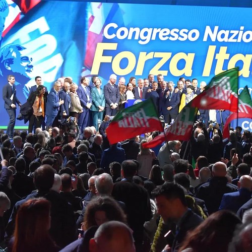 Congresso nazionale di Forza Italia<br />&copy; pagina FB Antonio Tajani