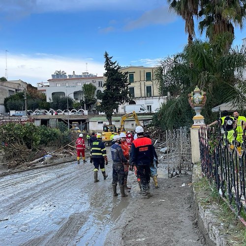 Frana a Casamicciola, mappe dei Forestali per la messa in sicurezza