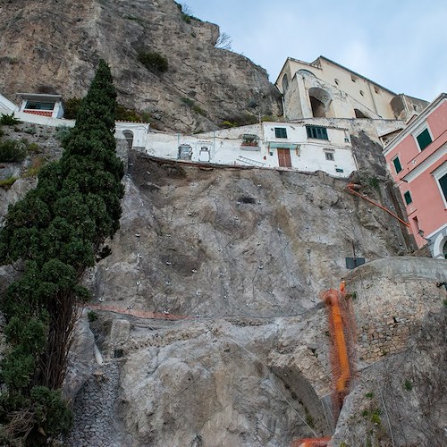 Frana ad Amalfi: avviso esplorativo per affidamento lavori di ripristino mobilità, domande entro il 13 aprile