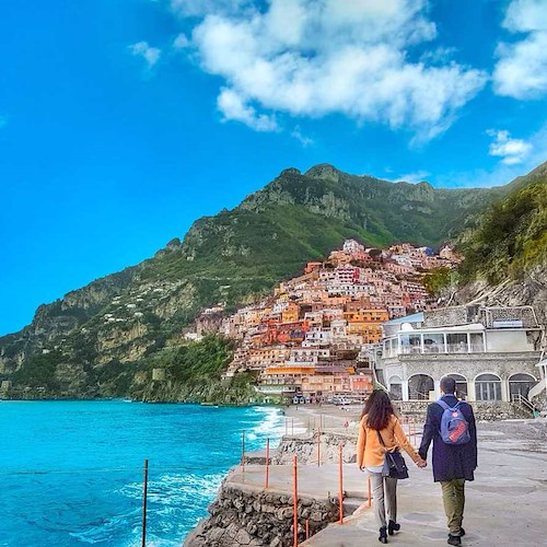 Francisco e Marina, la loro storia d'amore è legata con un doppio filo a Positano e alla Costa d'Amalfi /foto