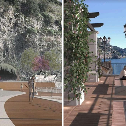 Galleria Minori-Maiori, per i cittadini un video rendering sulla pedonalizzazione della “Torricella” 