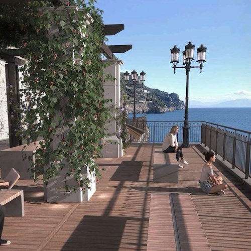 Galleria Minori-Maiori, per i cittadini un video rendering sulla pedonalizzazione della “Torricella” 