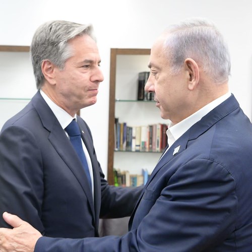 Blinken e Netanyahu<br />&copy; pagina FB The Prime Minister of Israel