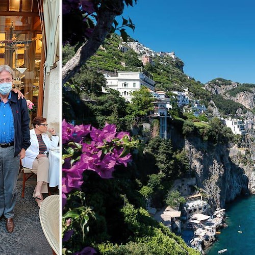 Gentiloni torna al Santa Caterina di Amalfi, per lui una pausa di dolcezza alla Pasticceria Pansa 