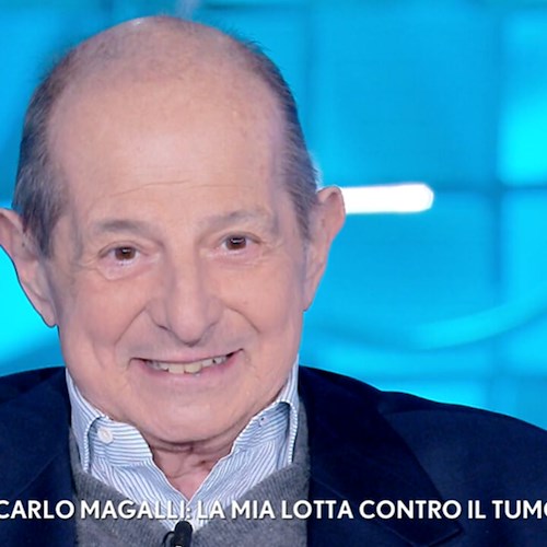 Giancarlo Magalli torna in tv quasi irriconoscibile: «Ho avuto un linfoma, ora sto bene»