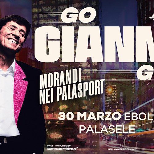 Gianni Morandi atteso al Palasele di Eboli: al via la prevendita per il concerto del 30 marzo 