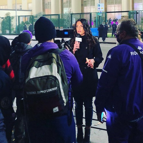 Giornalista molestata in diretta tv, Daspo di 3 anni per il tifoso