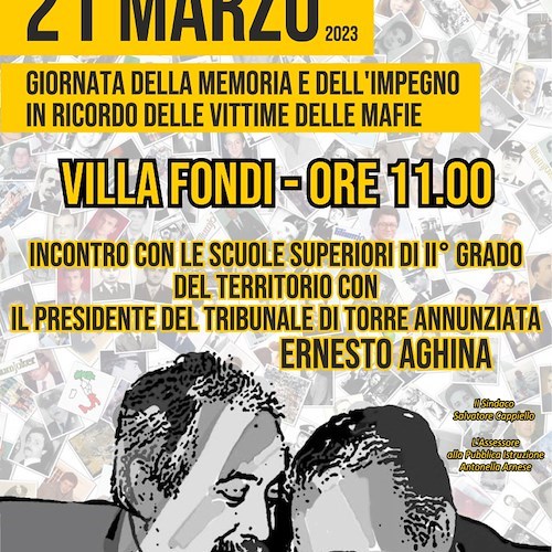 Giornata della memoria, il Presidente del Tribunale di Torre Annunziata incontra le scuole di Piano di Sorrento 