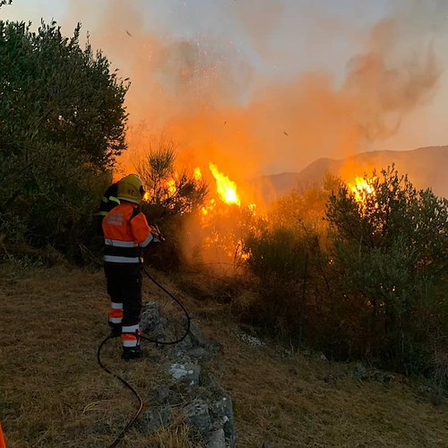 Giovane volontario muore in servizio antincendio, P.A. Millenium Costa d'Amalfi: «Ci uniamo al cordoglio»