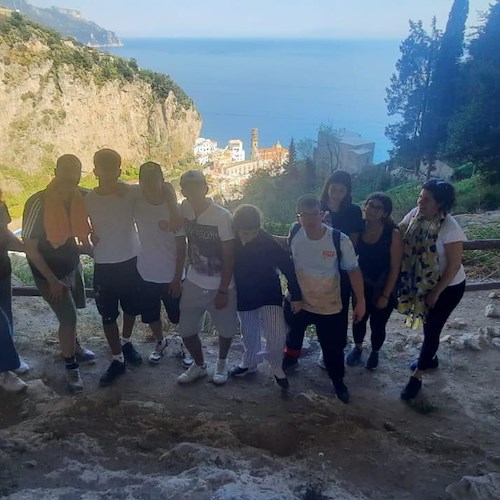 Giovani di Amalfi in ritiro spirituale al Santuario di Santa Maria del Bando di Atrani<br />&copy; Santuario Santa Maria Del Bando