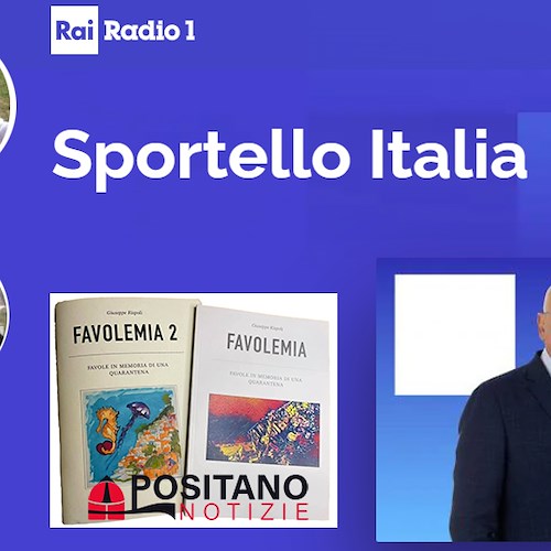 Giuseppe Rispoli a Rai Radio 1 con “Favolemia” annuncia il secondo libro /Podcast
