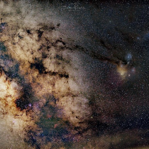 Rho Ophuchi e Antares