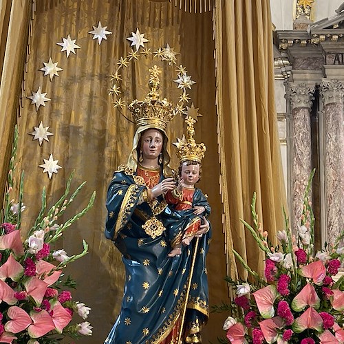 Good Morning Positano. Oggi la Chiesa Cristiana festeggia la Solennità dell’Assunzione della beata Vergine Maria: cielo sereno 