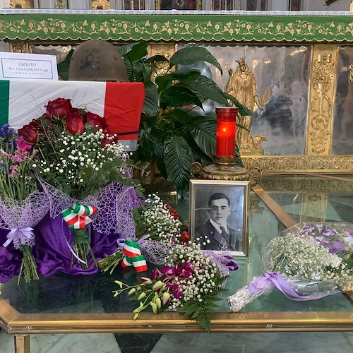 Grande emozione a Minori nel ricordo dell'artigliere Colasanzio. ANSI: «Senza passato non si progredisce» /FOTO e VIDEO