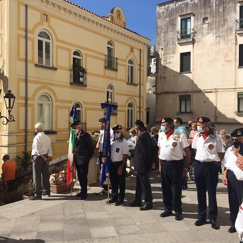 Grande emozione a Minori nel ricordo dell'artigliere Colasanzio. ANSI: «Senza passato non si progredisce» /FOTO e VIDEO
