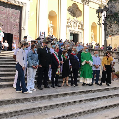 Grande emozione a Minori nel ricordo dell'artigliere Colasanzio. ANSI: «Senza passato non si progredisce» /FOTO e VIDEO