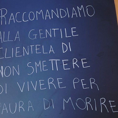 Il Caffè del Sole di Urbino "In questo esercizio di disapplica qualsiasi normativa relativa all’utilizzo o alla richiesta di green pass"