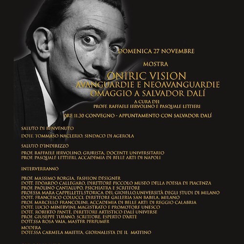 Il Campus Principe di Napoli ospita la mostra d'arte omaggio a Salvador Dalì / PROGRAMMA