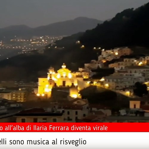 Il canto degli uccelli all'alba, diventa virale il video di Ilaria Ferrara girato a Maiori 
