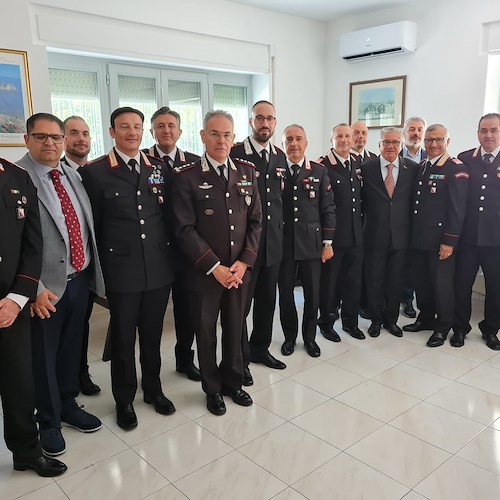 Il Generale di Corpo d’Armata Andrea Rispoli in visita ad Amalfi e Sorrento 