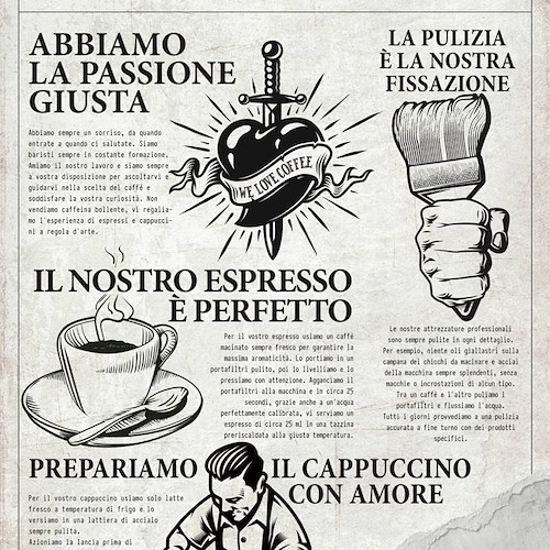 Il Manifesto del Caffeista che esalta il lavoro dei baristi