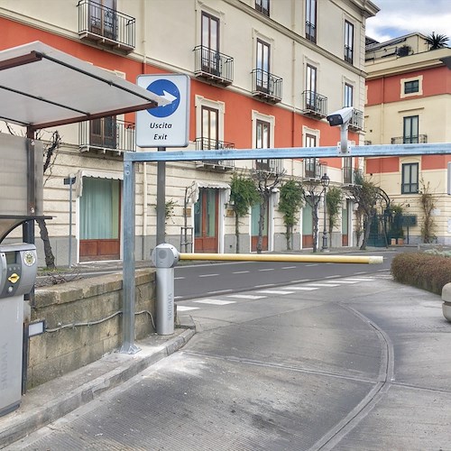 Il parcheggio comunale Achille Lauro a Sorrento diventa smart