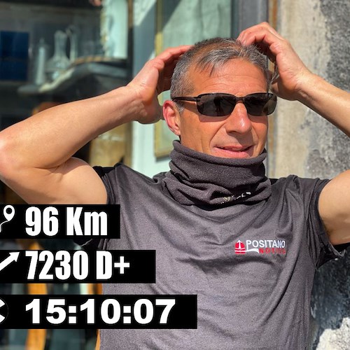 Impresa sportiva per Giuliano Ruocco all'Ultra Sky Marathon D'Abruzzo