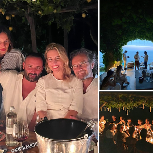 In Costiera Amalfitana c'è Carlo Cracco, per lo chef stellato relax e cena tra amici a Maiori 