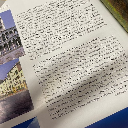 “In Costiera tra musica e limoni”, la rivista Grazia celebra l’Italia che riparte e non mancano Ravello e Amalfi