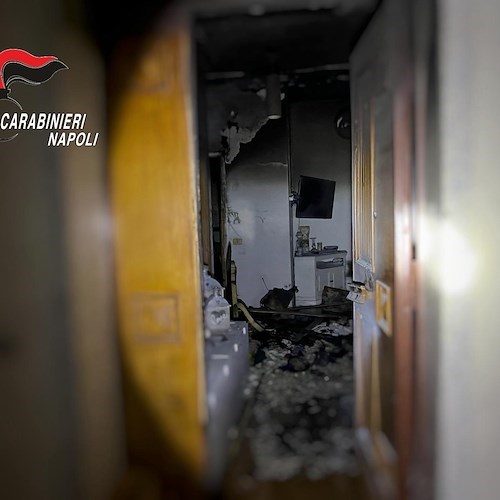 Incendio a Cercola<br />&copy; Carabinieri Napoli