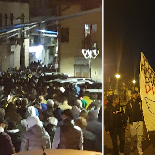 Incidente a Ravello, ad Agerola folla commossa alla fiaccolata per Nicola Fusco / FOTO 