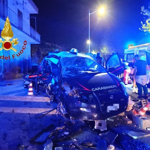 Incidente a Campagna<br />&copy; Vigili del Fuoco