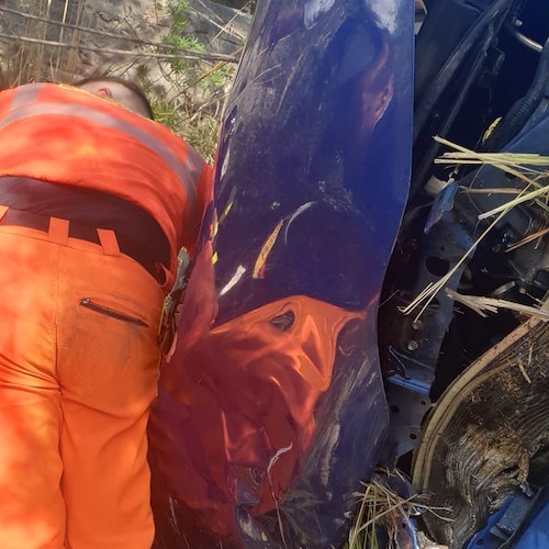 Incidente sulla Statale Amalfitana, tragedia sfiorata /Foto