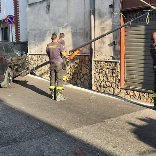 Incidente tra Corbara e il Valico di Chiunzi<br />&copy; Corbara Comunica