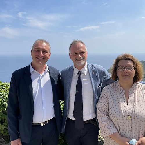 Incontro con il Ministro del turismo Massimo Garavaglia presso Le Sirenuse a Positano. Prima visita a Scala /foto