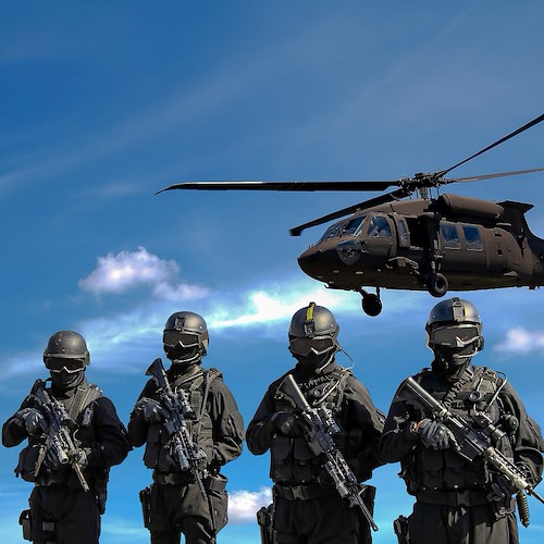 Militari in assetto di guera<br />&copy; Foto di Pexels da Pixabay