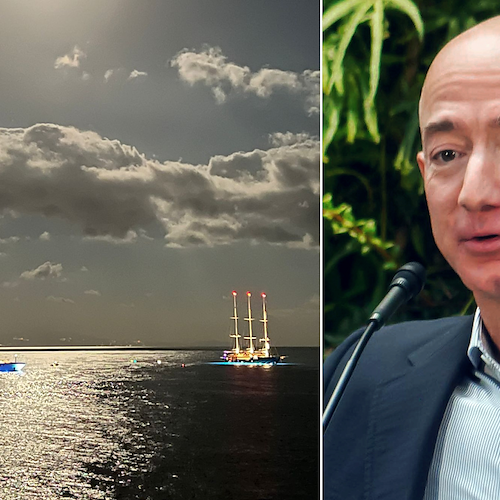 Jeff Bezos arriva in Costa d'Amalfi: proprietario di Amazon nella Divina con le sue imbarcazioni "Koru" e "Abeona" 