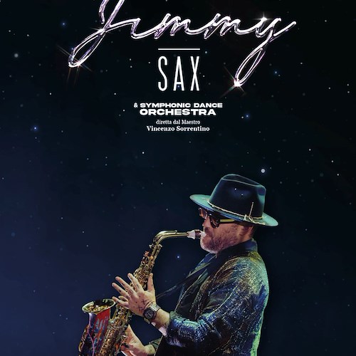 Jimmy Sax arriva alla Clouds Arena Templi di Paestum: 12 agosto il concerto con The Symphonic Dance Orchestra